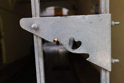 Close-up of door knocker