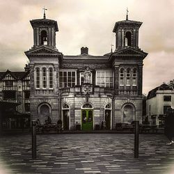 Facade of historical building