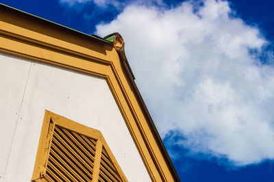 Low angle view of building against sky