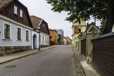 Street in the quiet part of old town.