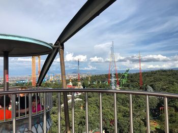 Scenic view of city against sky