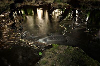 Rocks in water