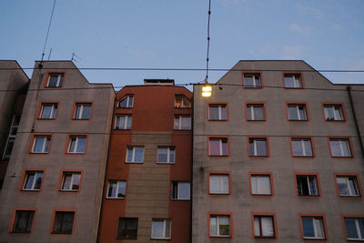 Low angle view of building against sky