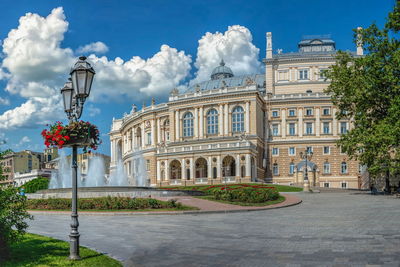 View of historic building against sky