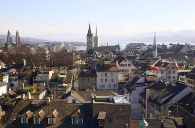 Buildings in city