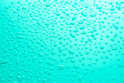 Full frame shot of wet glass