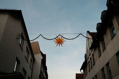 Low angle view of building against sky