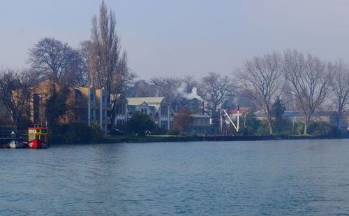 Built structure with trees in background