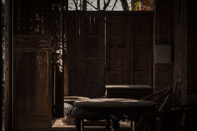 Interior of abandoned room