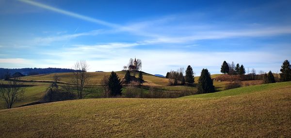 Scenic view of landscape against sky