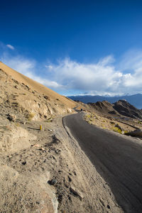 Scenic view of road against sky