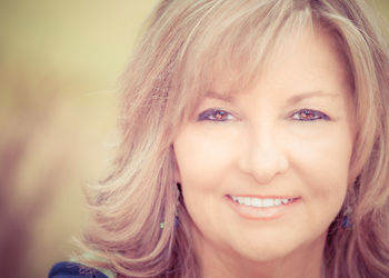 Portrait of smiling young woman