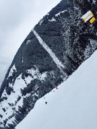 Snow covered mountain