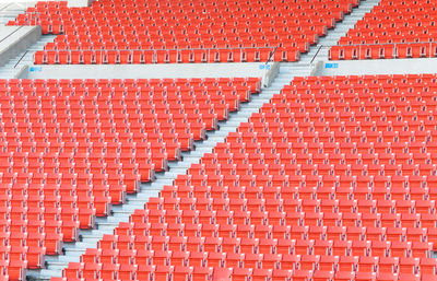 Full frame shot of empty seats