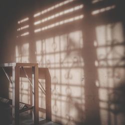 Shadow of window on wall