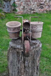 Close-up of rusty metal