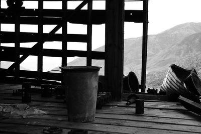 View of pier against sky