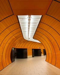 Empty subway station