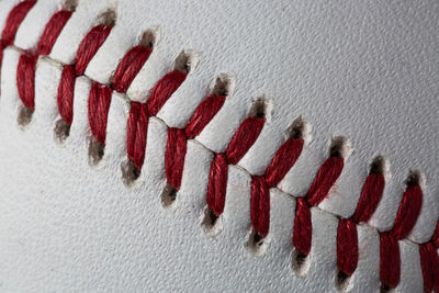 Close-up of baseball