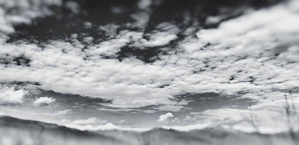 Close-up of clouds in sky
