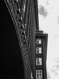 Low angle view of building against sky