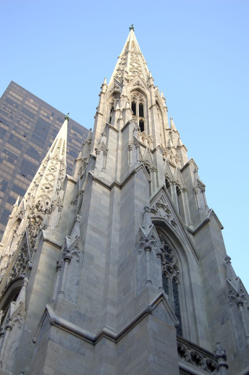 LOW ANGLE VIEW OF A BUILDING