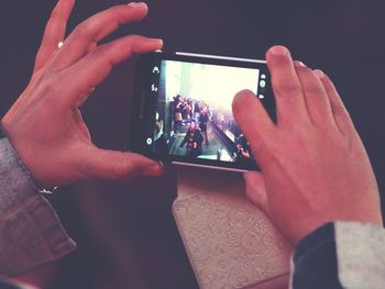 Cropped image of man