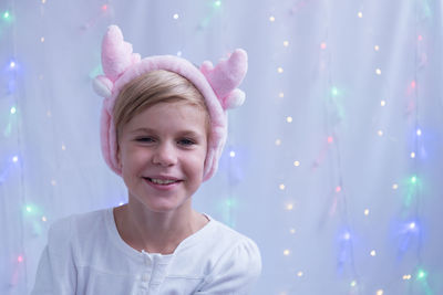 Portrait of smiling boy