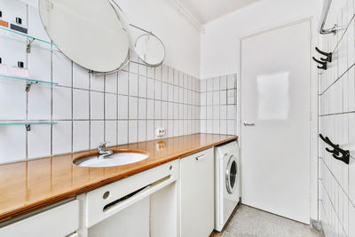 Interior of bathroom