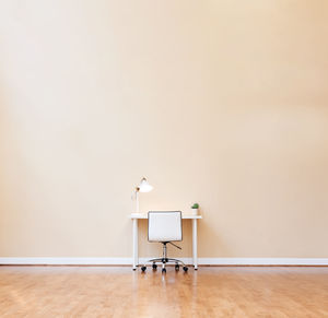 Empty seats on table at home