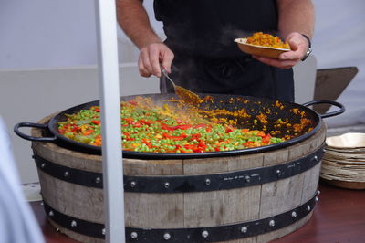 Close-up of street food for sale