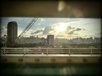 Cityscape against sky