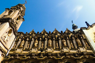 Low angle view of statue