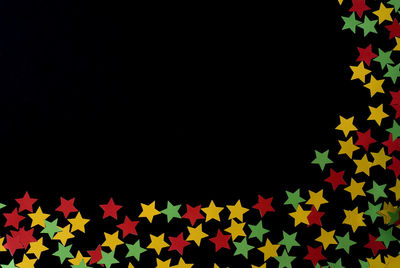 Close-up of multi colored lights