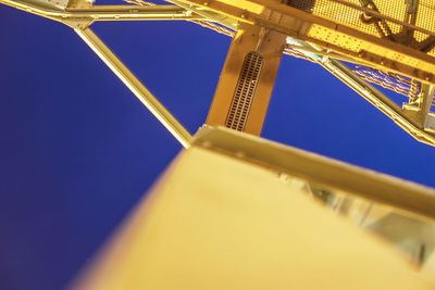 Low angle view of blue sky