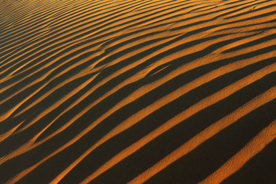 Full frame shot of shadow on sand