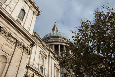 Low angle view of building against sky