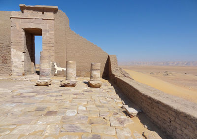 Tourists in a desert