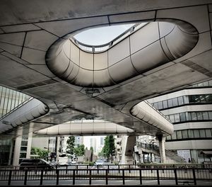 Low angle view of modern building