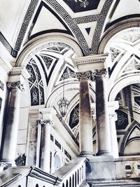 Low angle view of ornate building