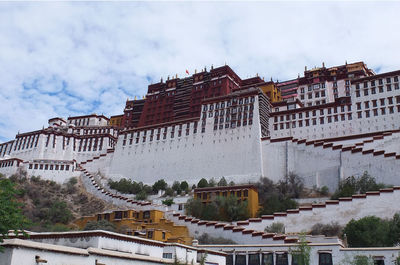 Buildings against sky in city