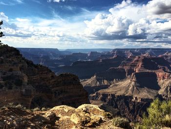 Panoramic view of landscape against sky