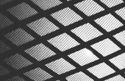 Full frame shot of metal grate