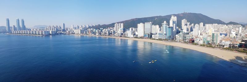 City at waterfront
