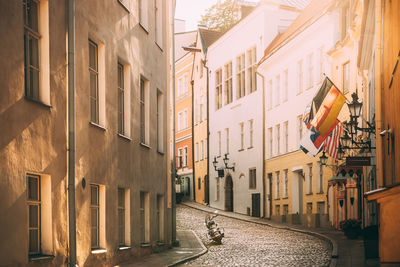 Street amidst buildings in city