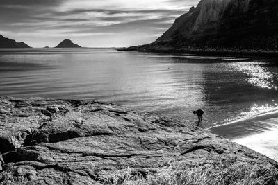 Scenic view of calm sea