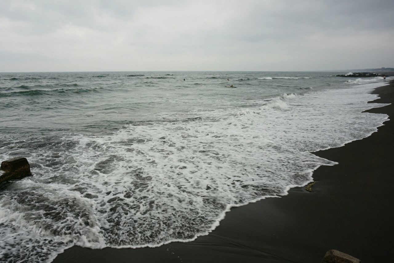 sea, water, horizon over water, sky, scenics, beauty in nature, tranquil scene, tranquility, wave, nature, beach, cloud - sky, idyllic, seascape, shore, surf, waterfront, remote, day, outdoors