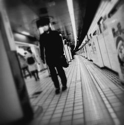 People in subway station