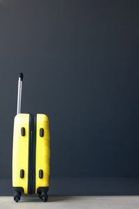 Close-up of toy car on table