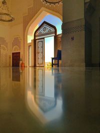 Interior of corridor